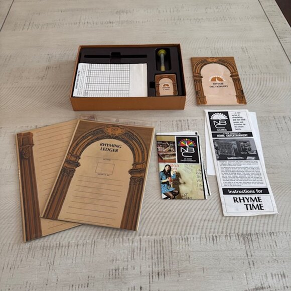 Vintage 1969 Hasbro NBC At Home Entertainment Rhyme Time - Picture 2 of 9